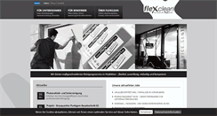 Desktop Screenshot of flexclean.at